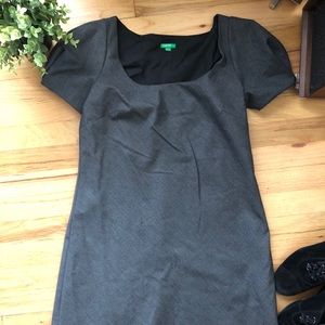 Classic Aline dress with feminine puff sleeves